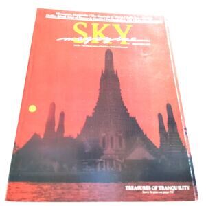 Delta SKY Magazine - December 1990 In-Flight Publication - Red & Black Glossy